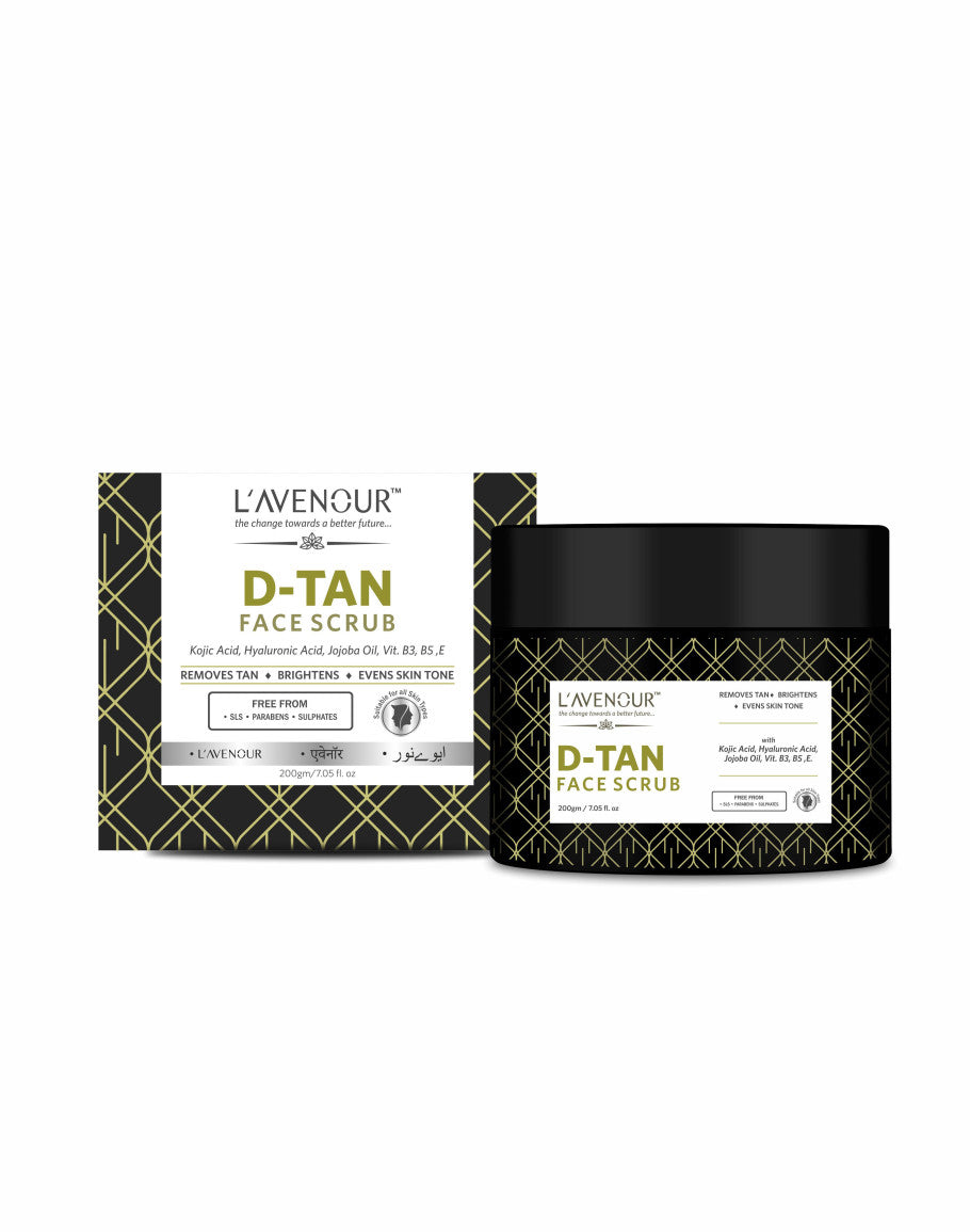 L'avenour D-Tan Face Scrub - 200gm