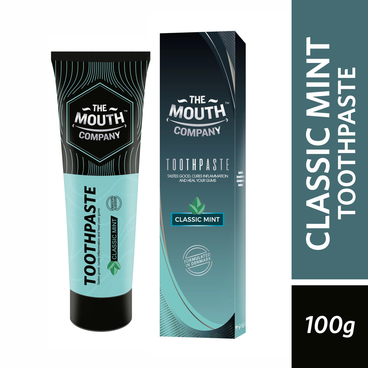 The Mouth Company Classic Mint Toothpaste 100g