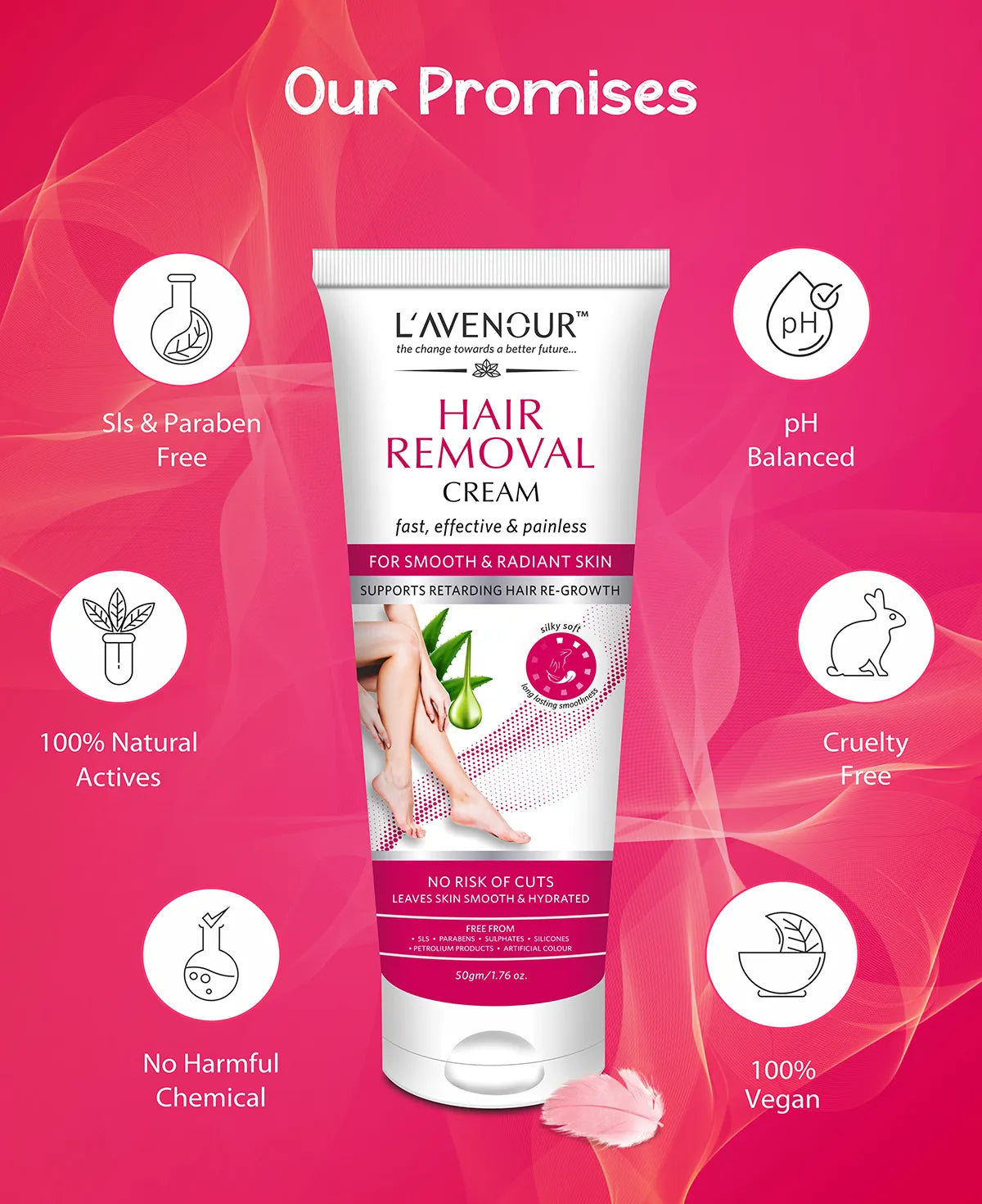 L'avenour Hair Removal Cream - 50 gm