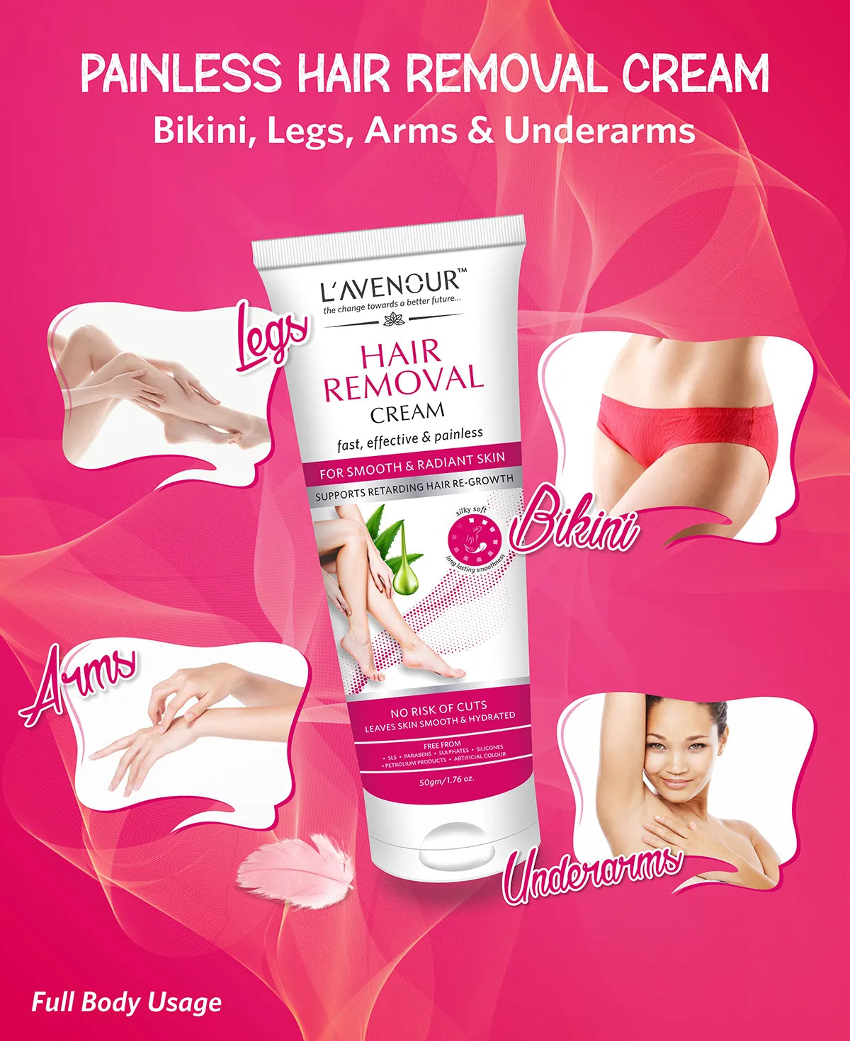 L'avenour Hair Removal Cream - 50 gm