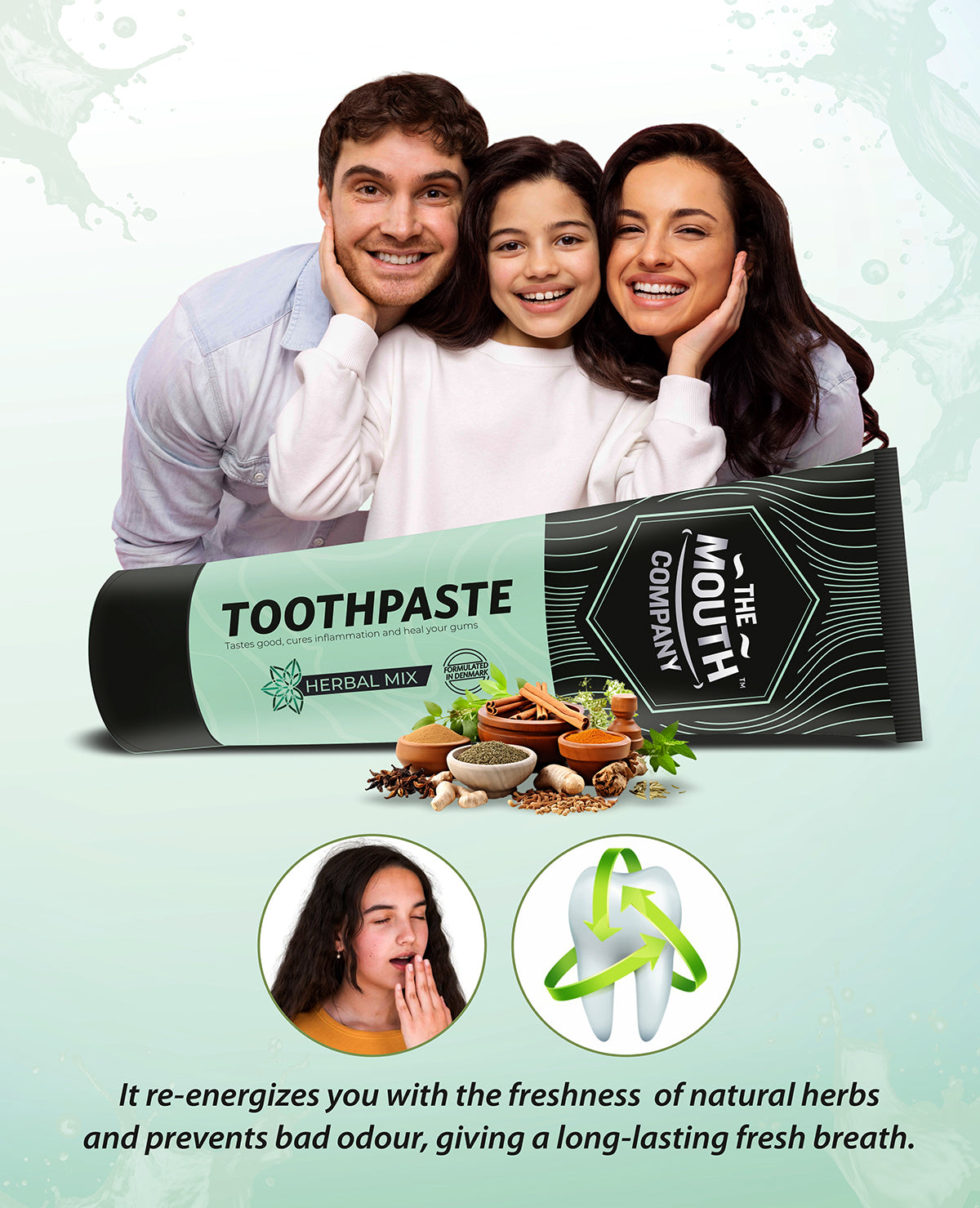 The Mouth Company Herbal Mix Toothpaste - 75 gm