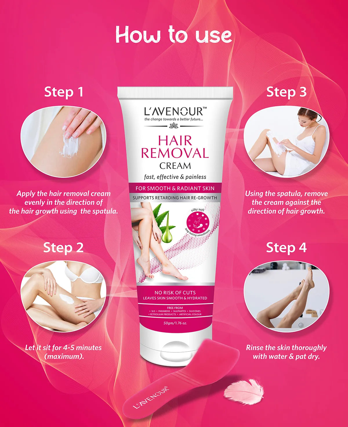 L'avenour Hair Removal Cream - 50 gm