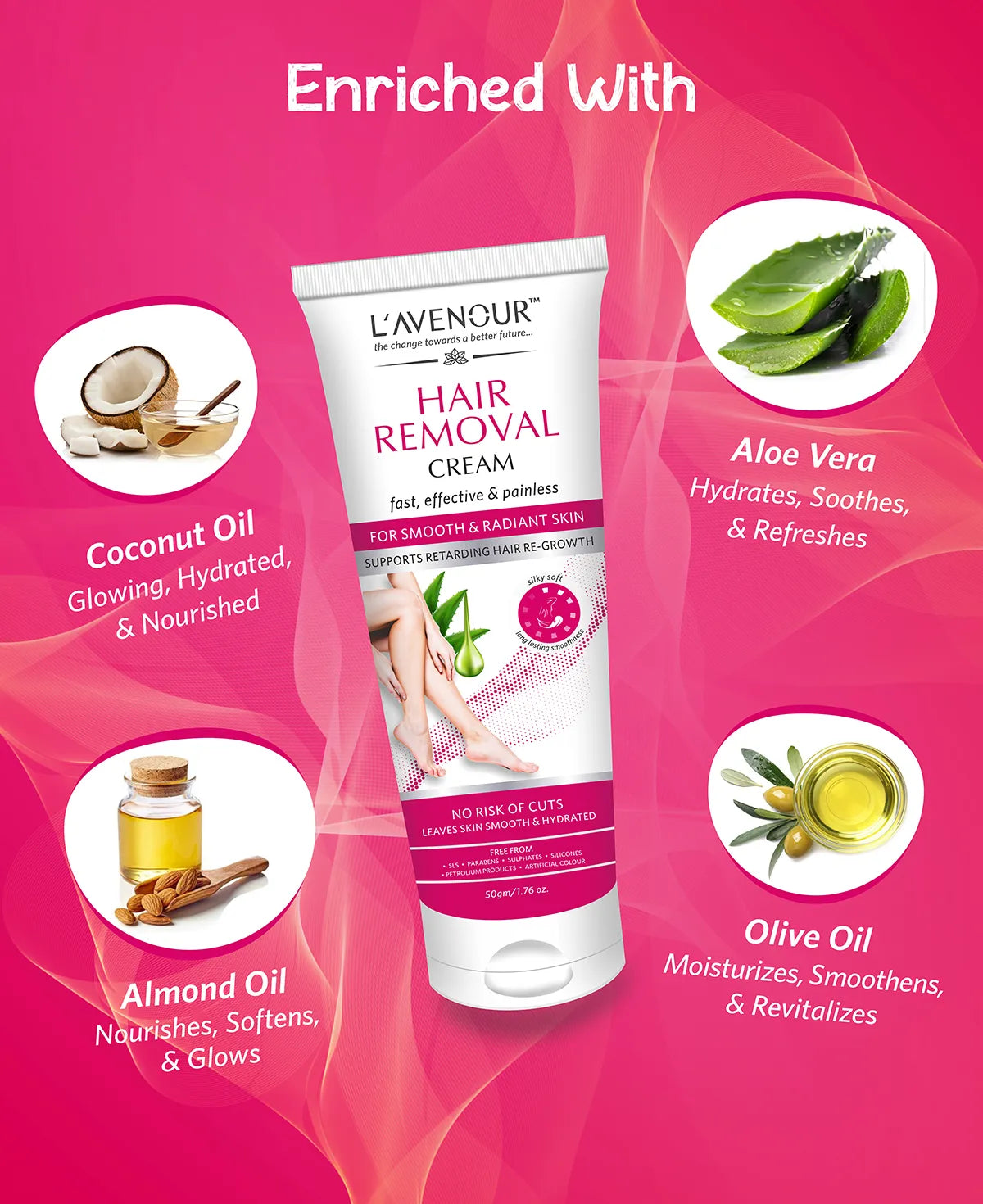 L'avenour Hair Removal Cream - 50 gm