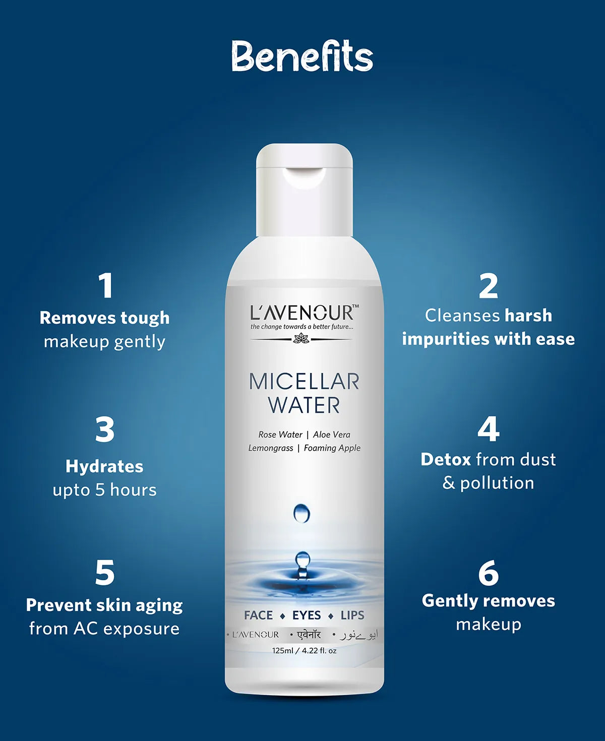 L'avenour Micellar Cleansing Water - 125ml