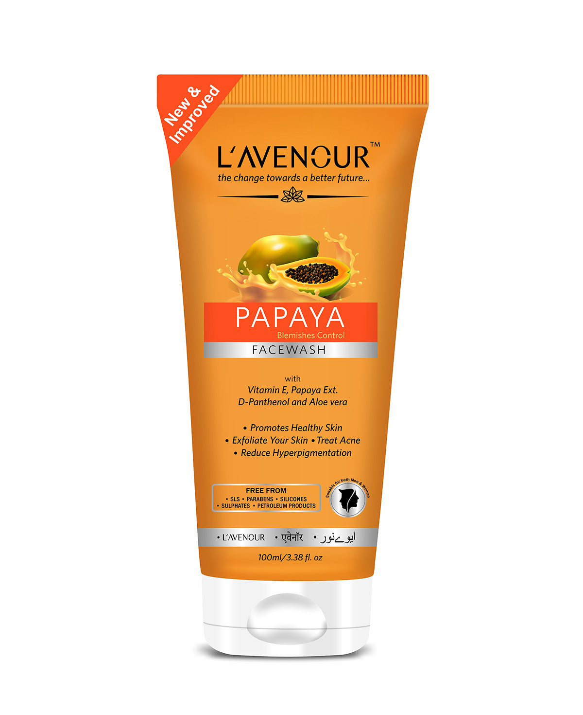 L'avenour Papaya Blemishes Control Face Wash - 100ml