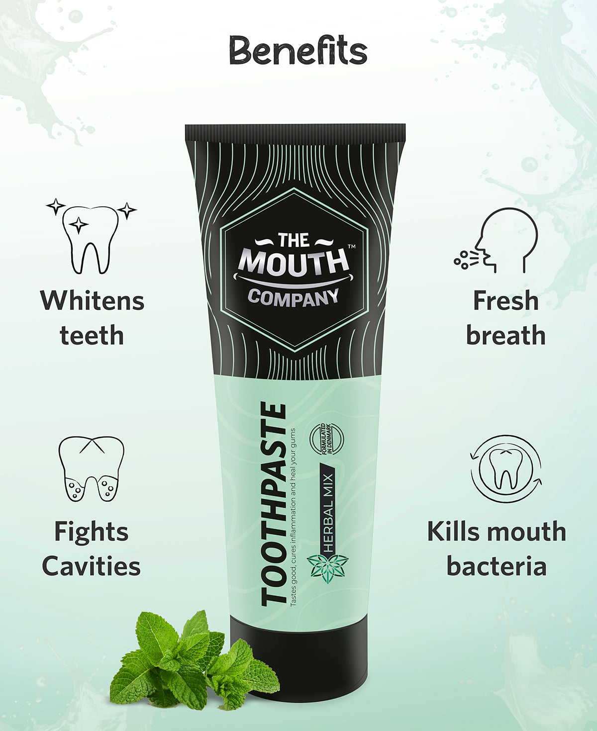 The Mouth Company Herbal Mix Toothpaste - 75 gm