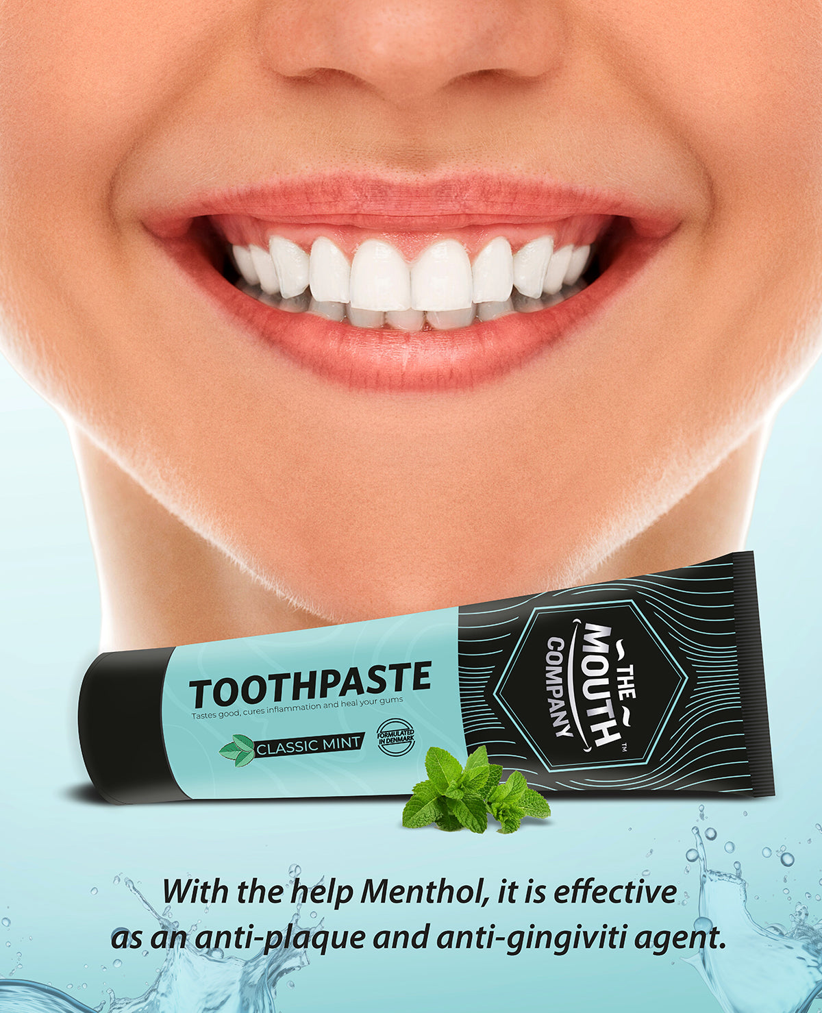 The Mouth Company Classic Mint Toothpaste 50 gm