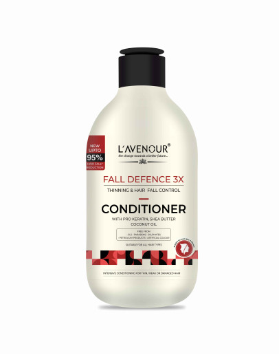 L'avenour Thinning & Hair Fall Control Conditioner With Pro-Keratin, Shea Butter & Coconut Oil | Suitable For All Hair Types, Men & Women | Intensive Conditioning for Thin, Weak & Damaged Hair - 250ml