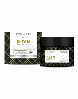 L'avenour D-Tan Pack For Face and Body with Aloe Vera, Kaolin Clay, Arbutin | Removes Tan, Brightens & Evens Skin Tone | For All Skin Types - 200gm